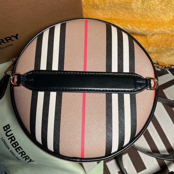 ***AUTHENTIC*** Burberry Louise Icon Stripe E-Canvas Crossbody Bag - Picture 4 of 12